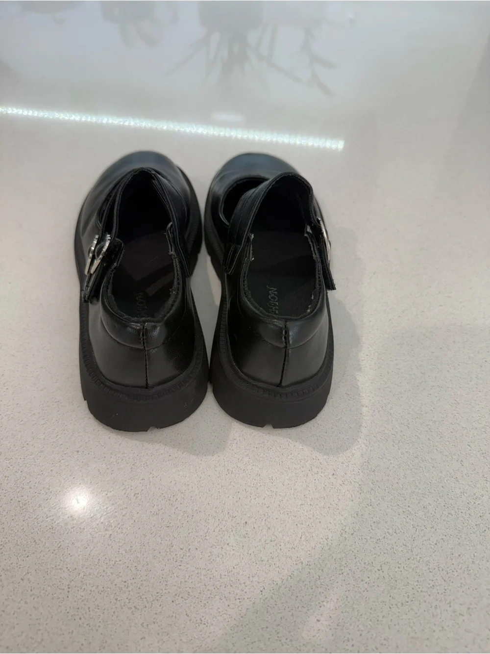 Kids Black Mary Jane School Shoes